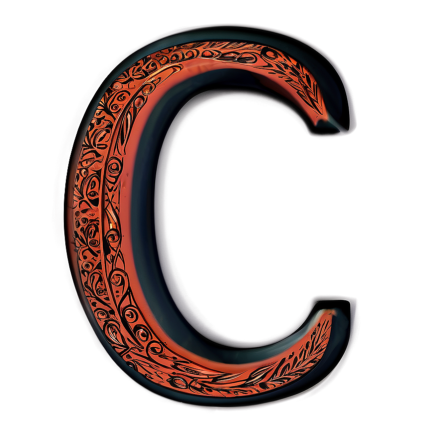 Tribal Letter C Png Nuk98