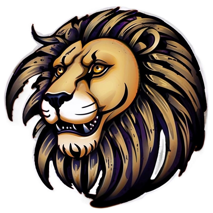 Tribal Lion Tattoo Png Drh76