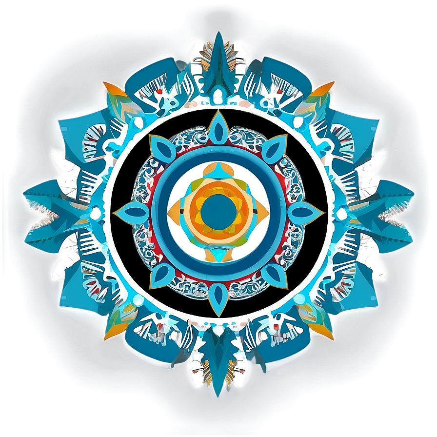 Tribal Mandala Emblem Png Qvg28