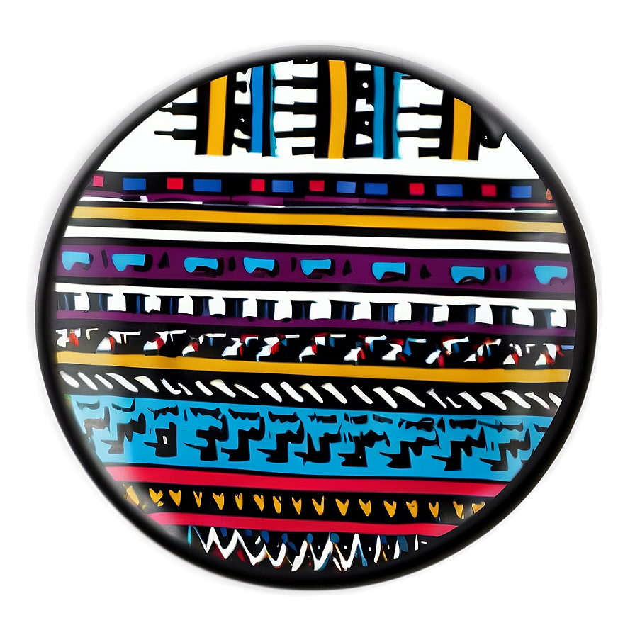 Tribal Pattern Coaster Png 6