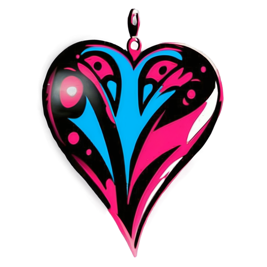 Tribal Pink Heart Png Xsq66