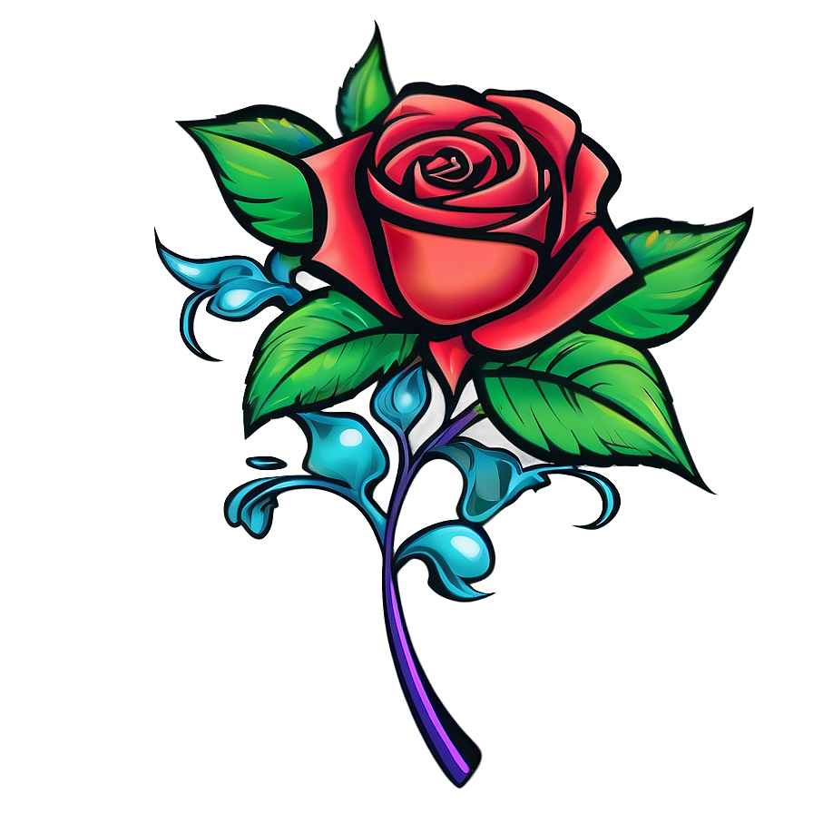 Tribal Rose Tattoo Outline Png 05252024