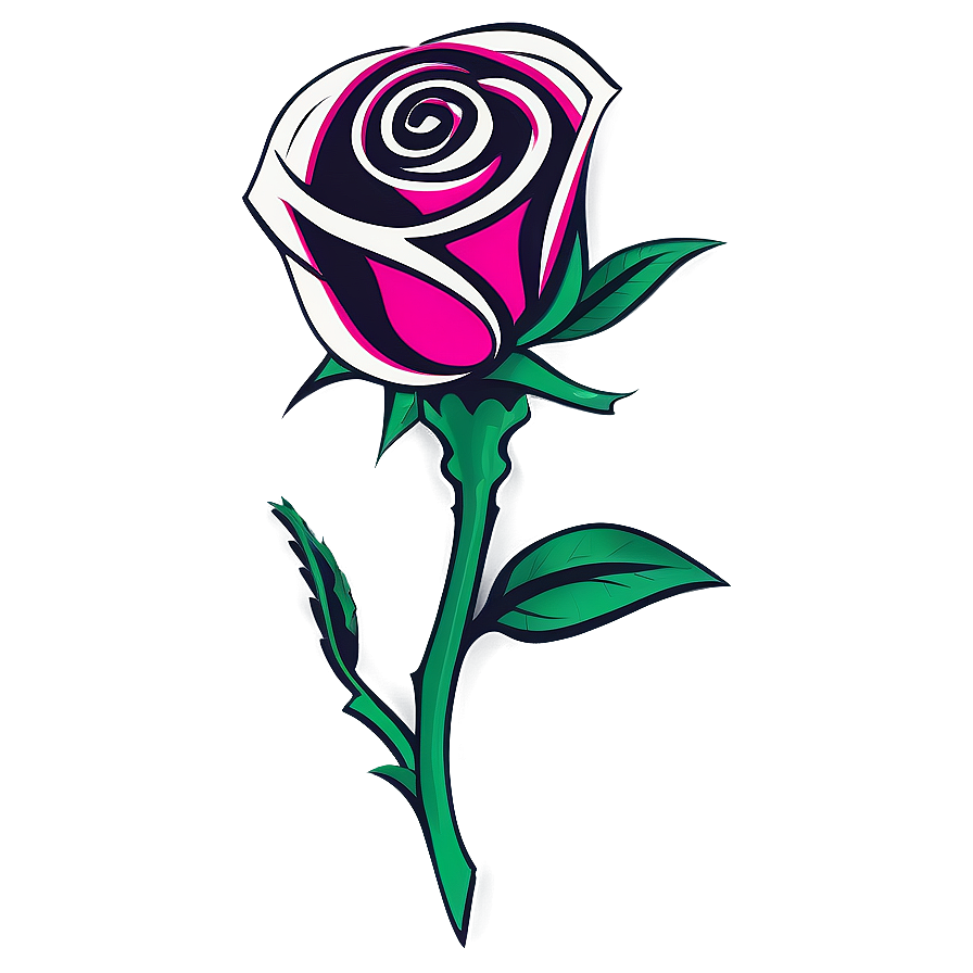 Tribal Rose Vector Png Vir