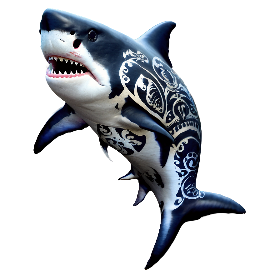 Tribal Shark Tattoo Png 05032024