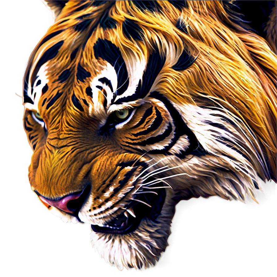 Tribal Tiger Head Tattoo Png Dnv