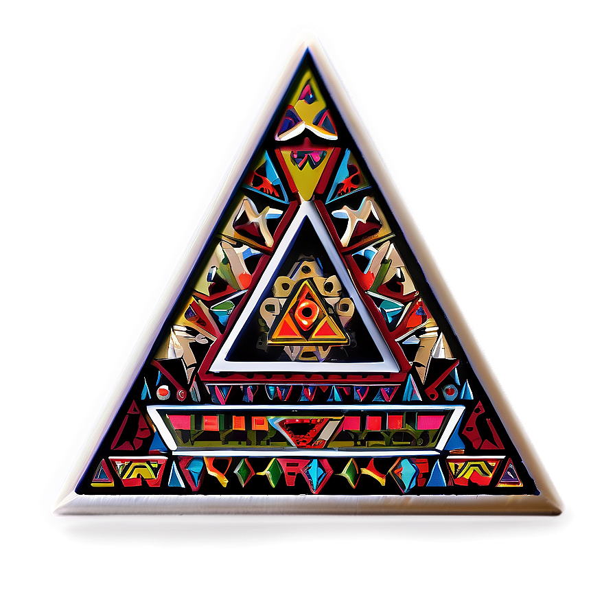 Tribal Triangle Tattoo Png Dsb49