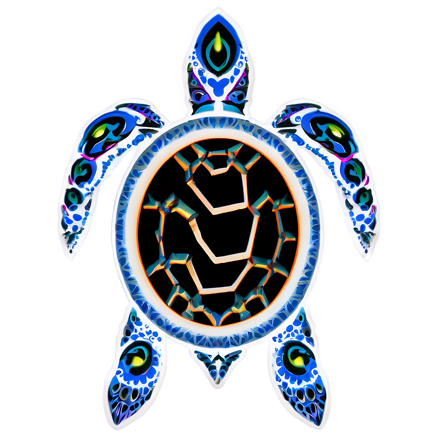 Tribal Turtle Tattoo Design Png 06242024