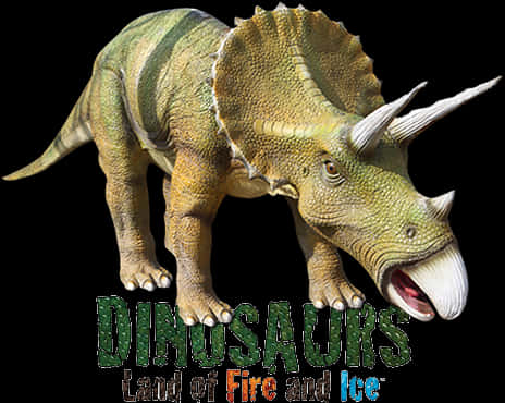 Triceratops Exhibit Promotional Graphic