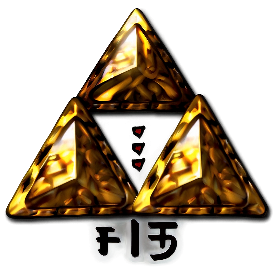 Triforce Game Emblem Png 05242024