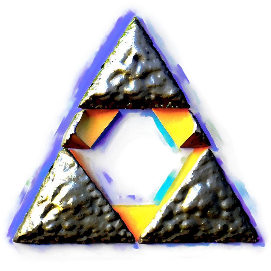 Triforce Glitch Art Png Ttv