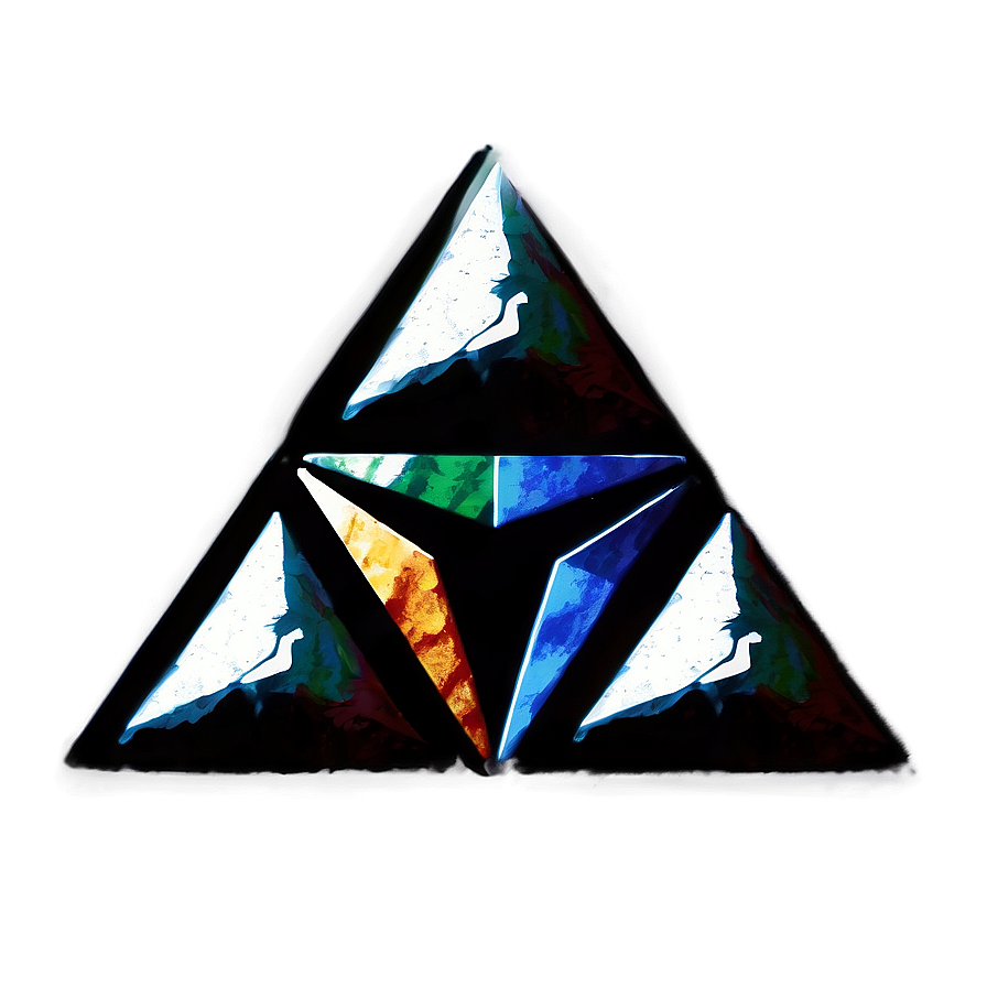 Triforce Grunge Look Png Uxs15