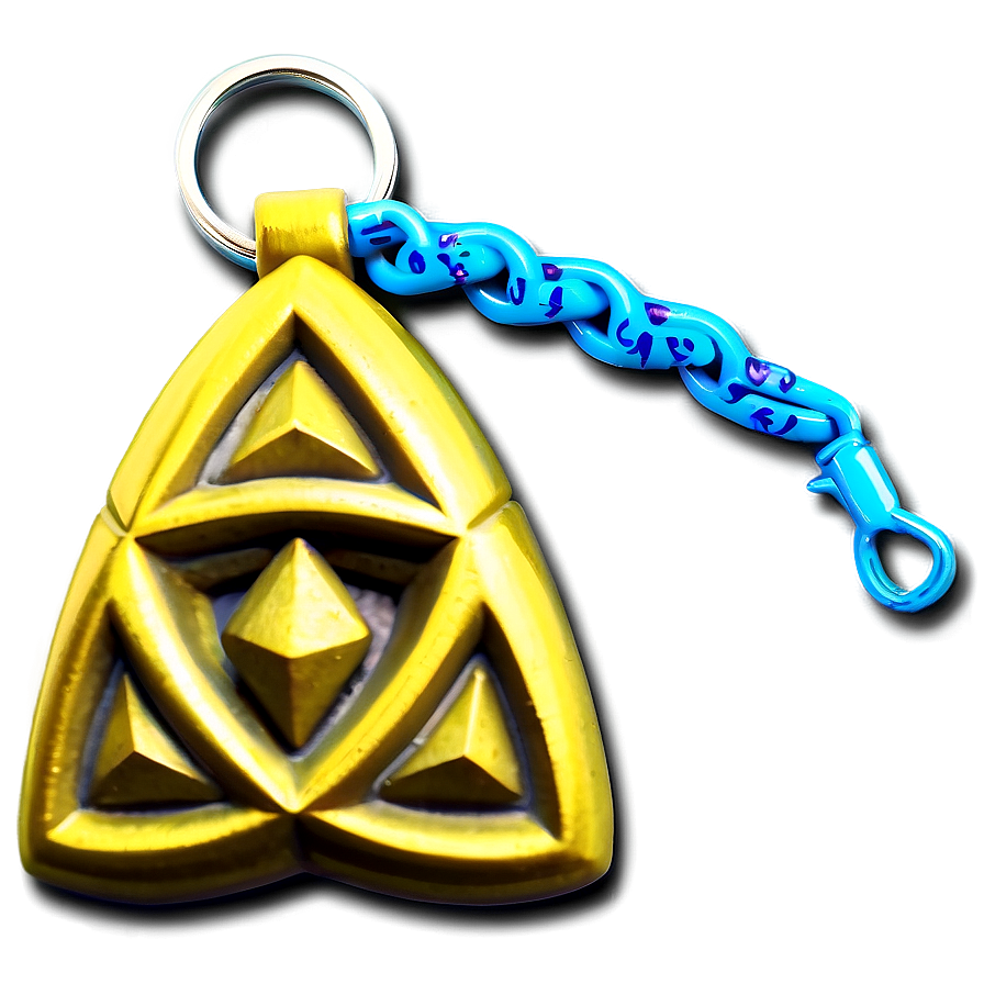 Triforce Keychain Design Png Clx