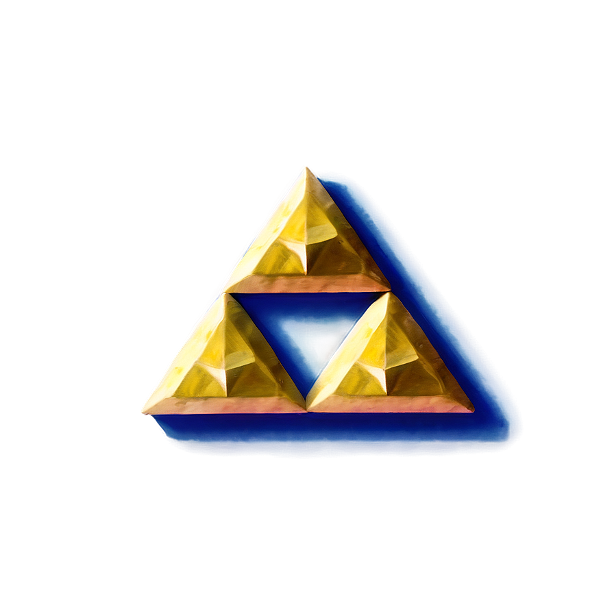 Triforce On Hyrule Map Png 44