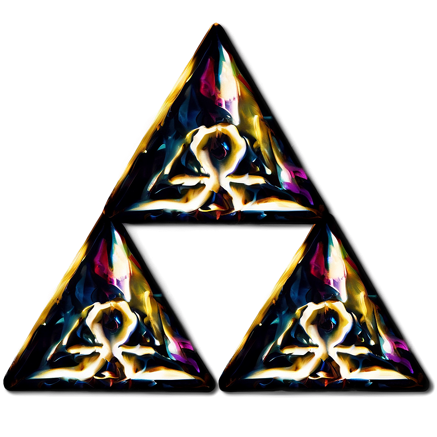 Triforce Symbol PNG ldo57 PNG image with a transparent background, free high-resolution download