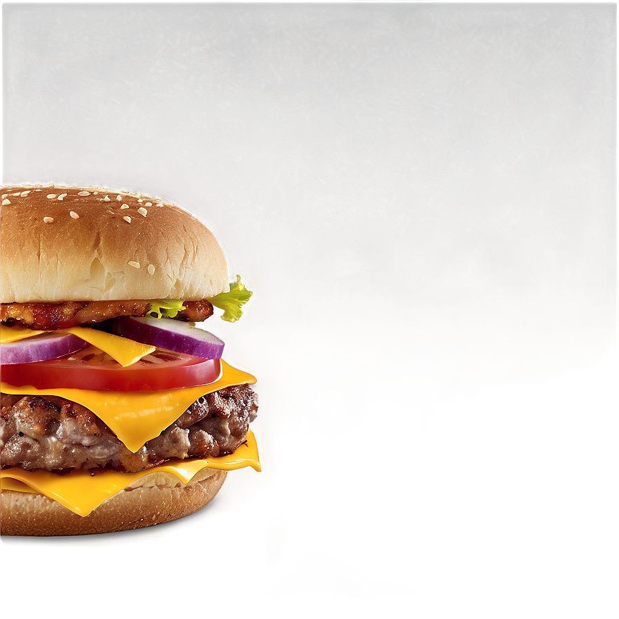 Triple Layer Cheeseburger Png Shh85