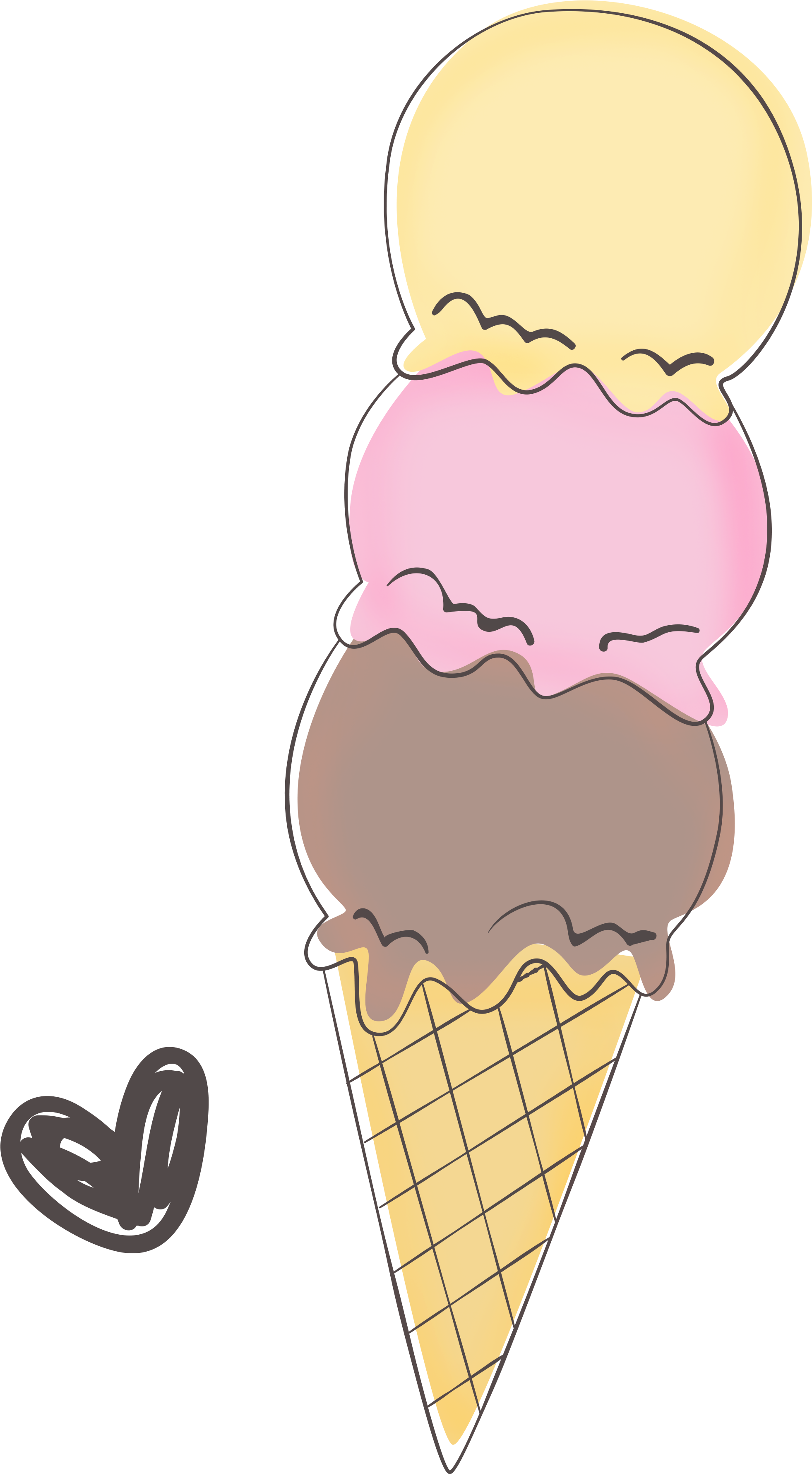 1 2 - Ice Cream Cone, HD Png Download PNG with transparent background