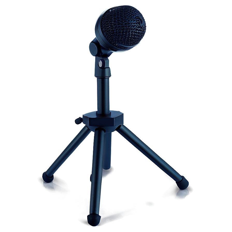 Tripod Base Microphone On Stand Png 06282024