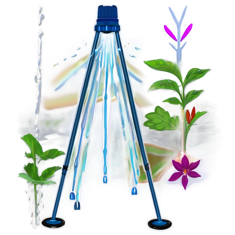 Tripod Garden Sprinkler Png 06262024