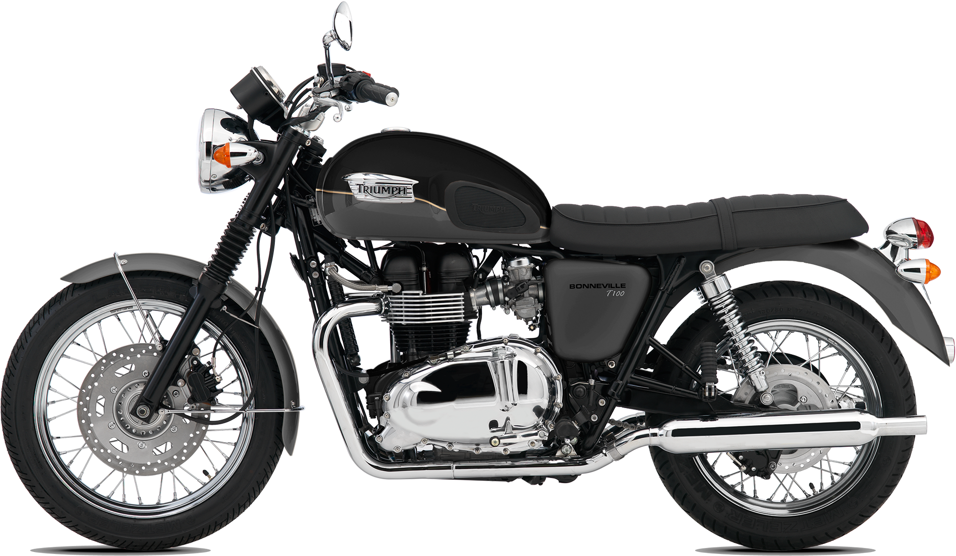 Triumph Motorcycle Png - Triumph Bonneville T100 2009, Transparent Png PNG with transparent background