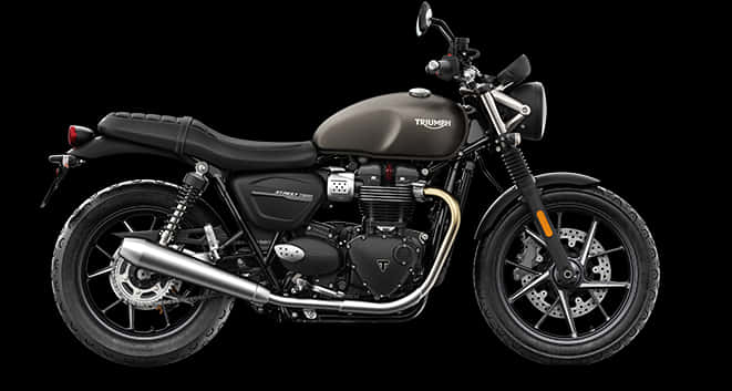 Triumph Motorcycle Black Background