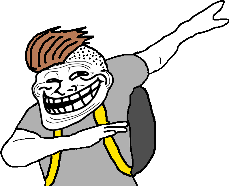 Trollface Meme Dabbing