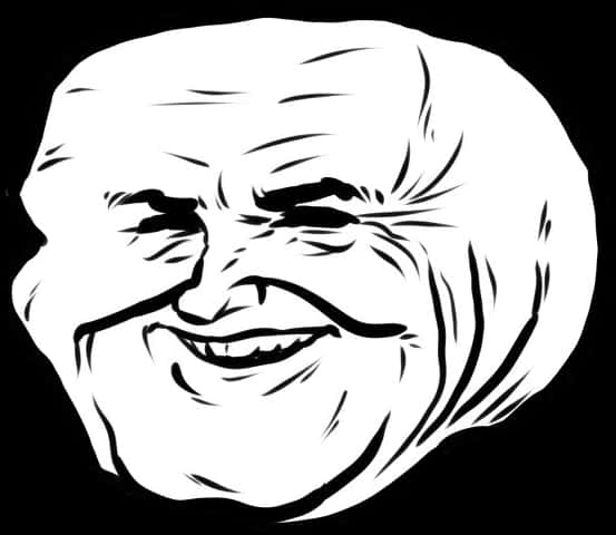 Trollface_ Meme_ Vector