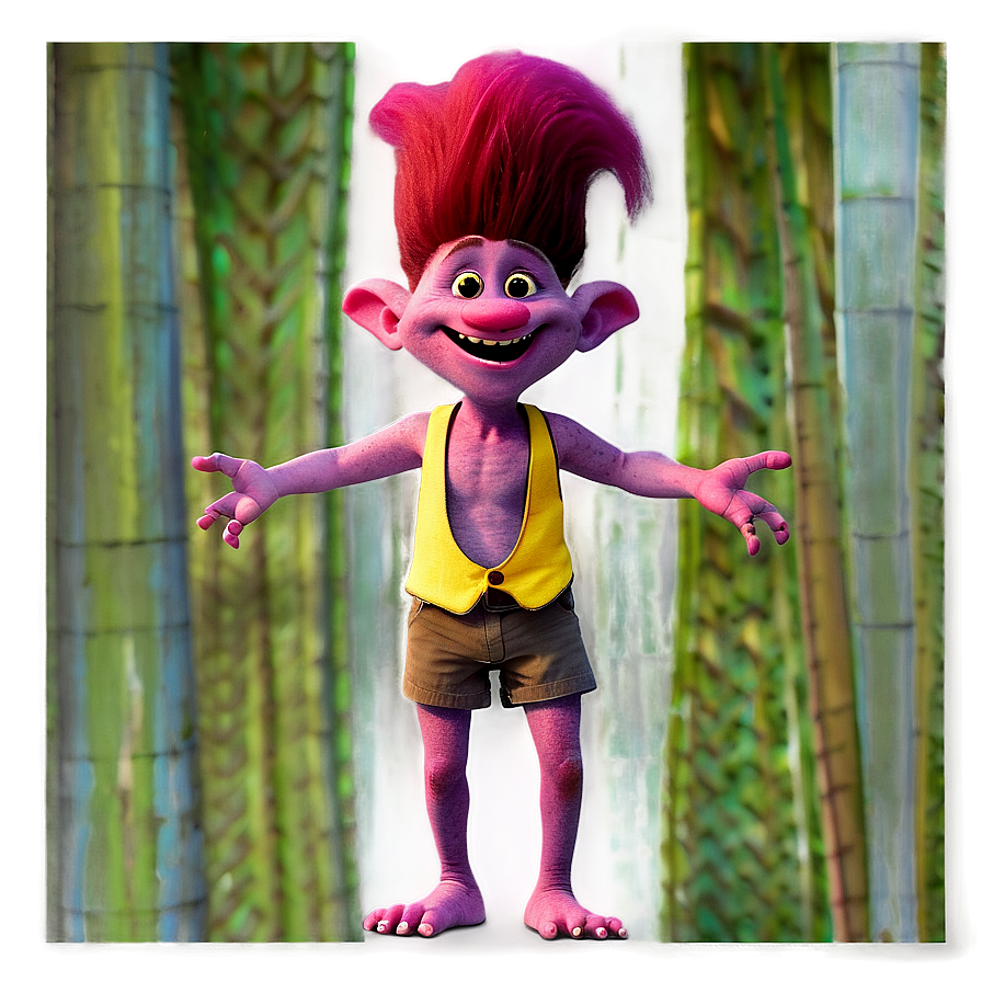 Trolls Smidge Character Png 10