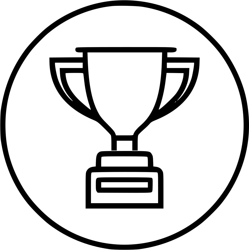 Trophy Medal Badge Prize Award Winner Win - Winner Cup Images Icon, HD Png Download PNG with transparent background