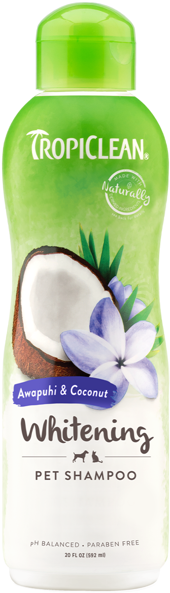 Tropiclean Awapuhi And Coconut Whitening Shampoo For - Tropiclean Shampoo, HD Png Download PNG with transparent background