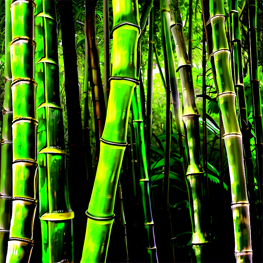 Tropical Bamboo Forest Png Inq