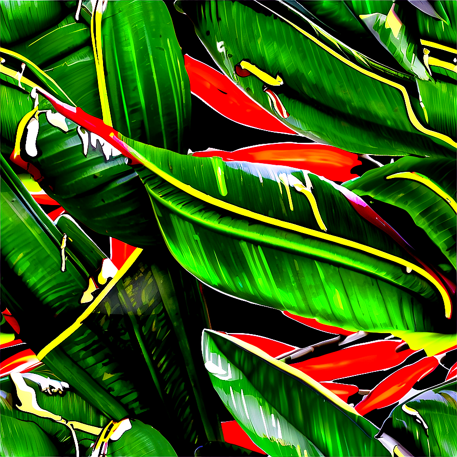 Tropical Banana Leaf Png Upg83