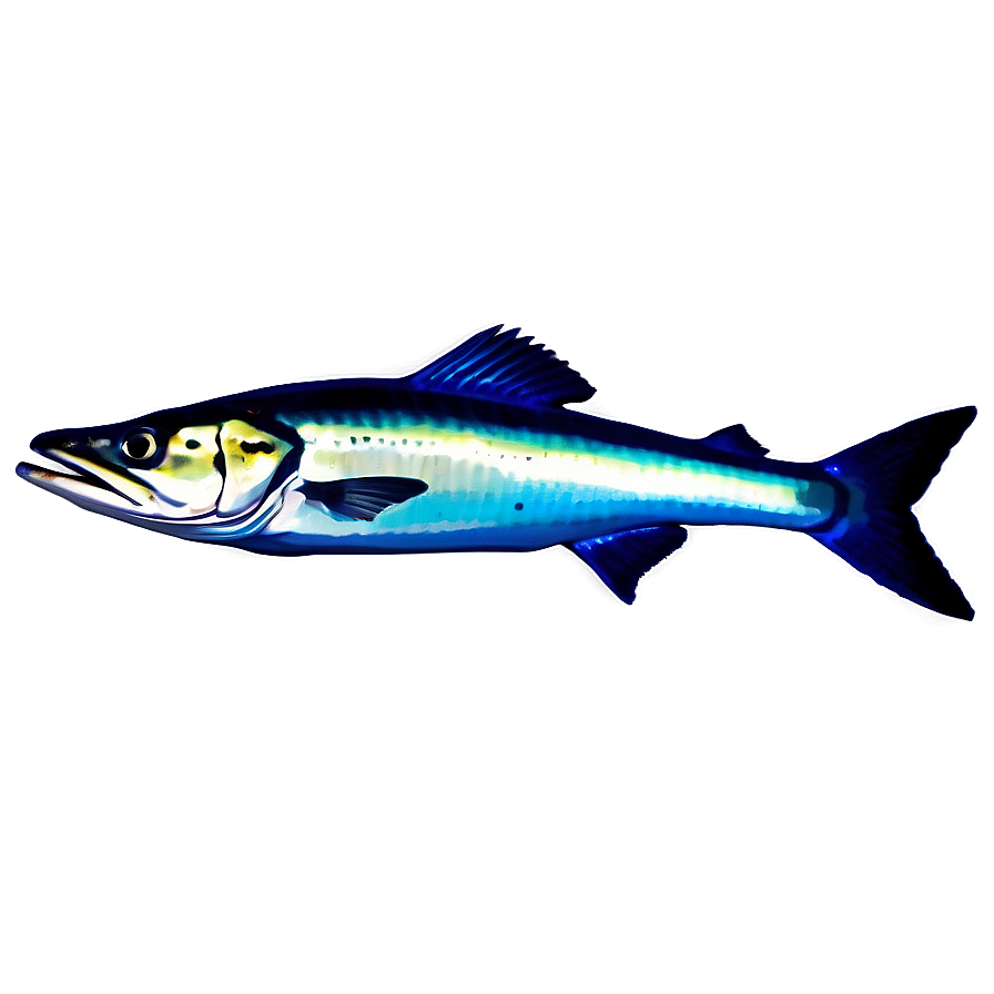 Tropical Barracuda Fish Png Lth37