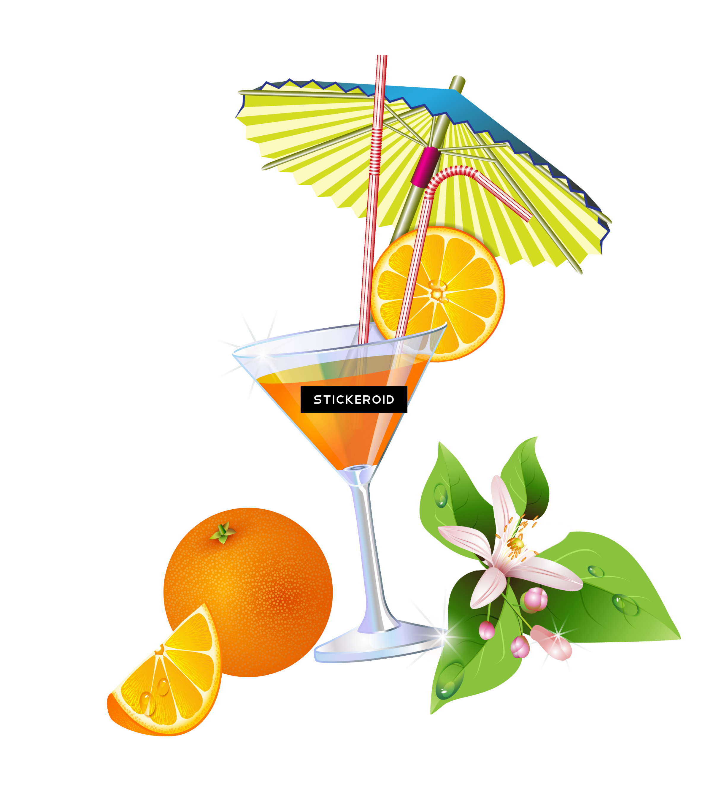 Tropical Drink Clipart Free , Png Download - Koktel Png, Transparent Png PNG with transparent background