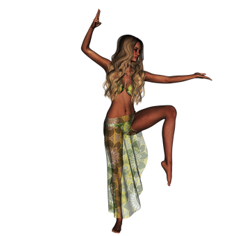 Tropical Dancer3 D Render