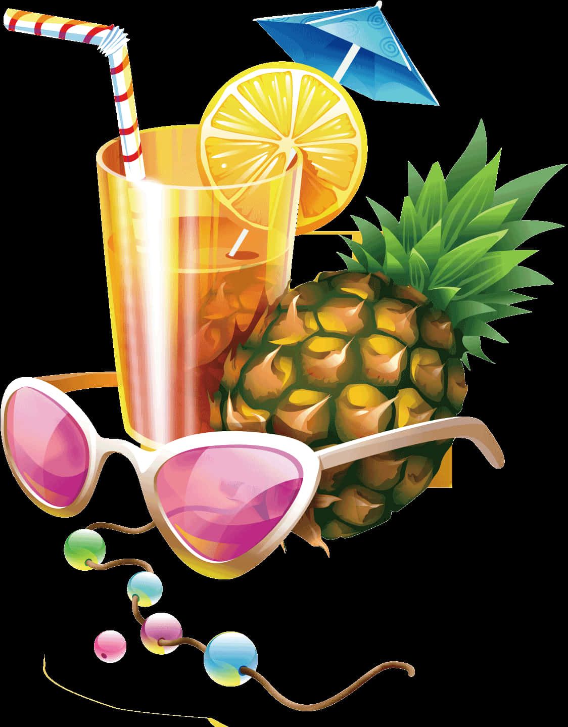 Transparent Beach Drink Png - Cool Drink Banner Design, Png Download PNG with transparent background