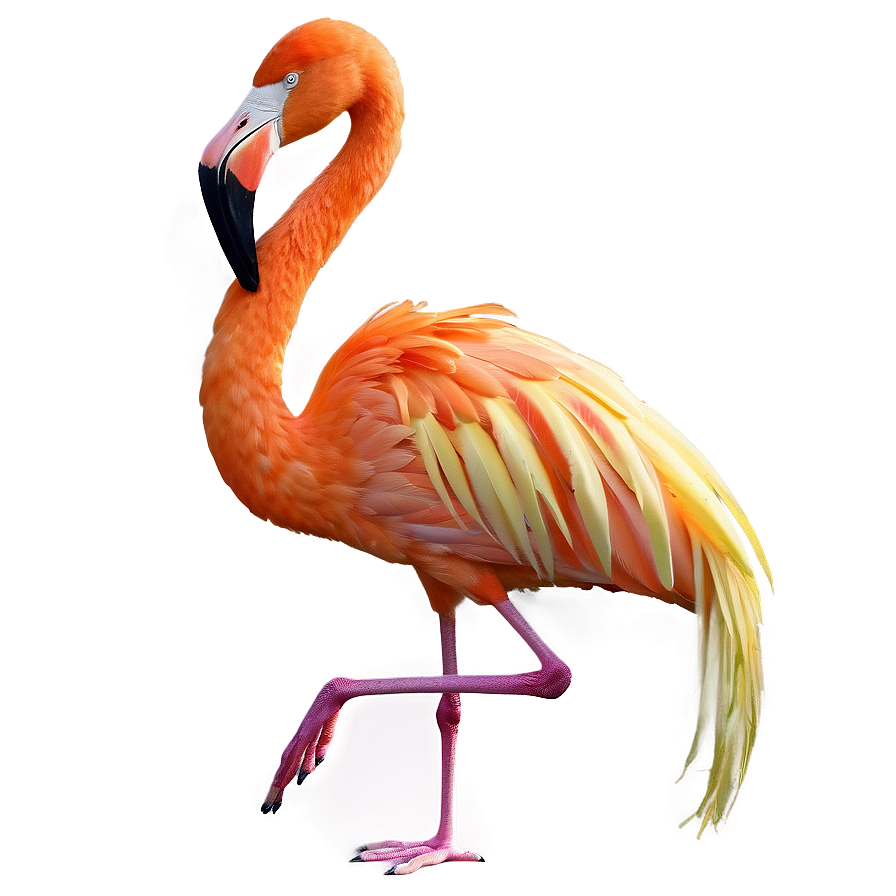 Tropical Flamingo And Hibiscus Png Lgp