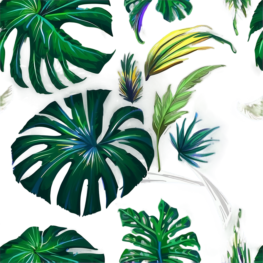 Tropical Floral Pattern Png Pwq78