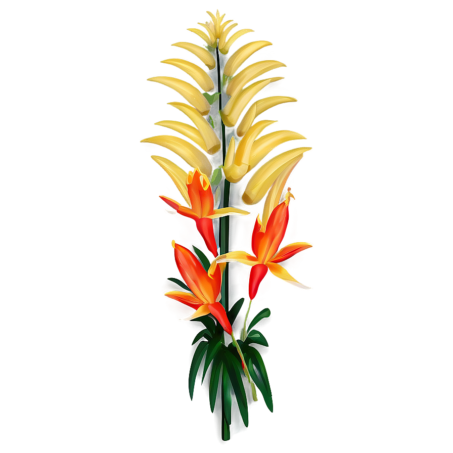 Tropical Flowering Plant Png Pjm