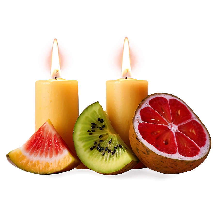 Tropical Fruit Candle Png 05242024