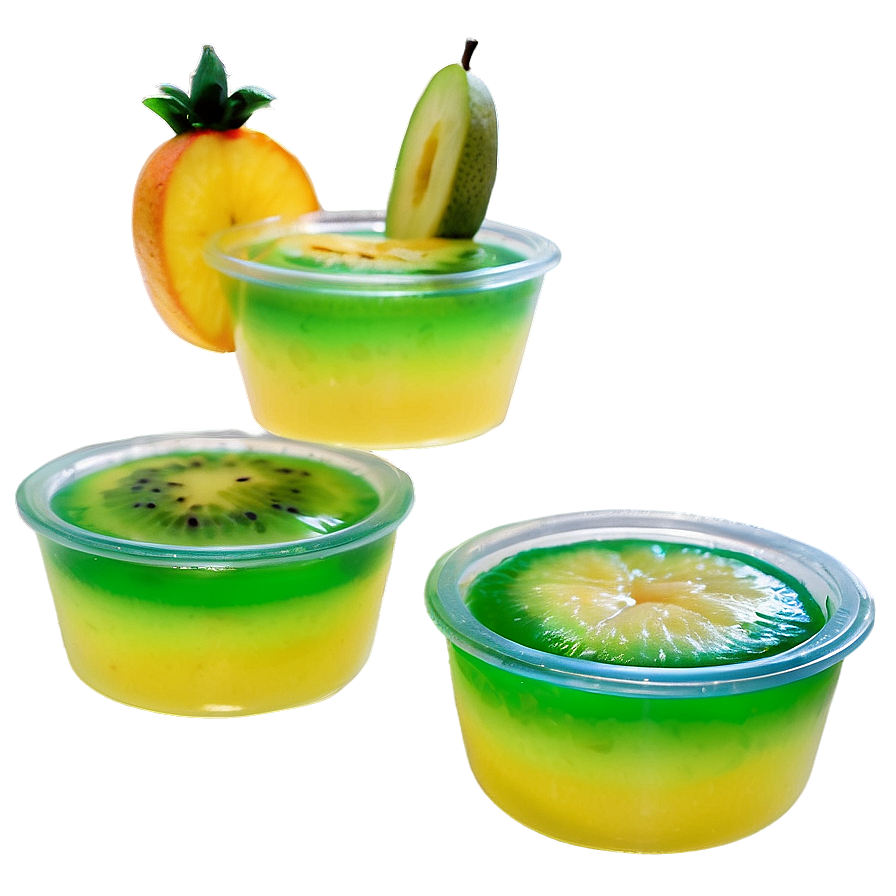 Tropical Fruit Jello Cups Png 06132024