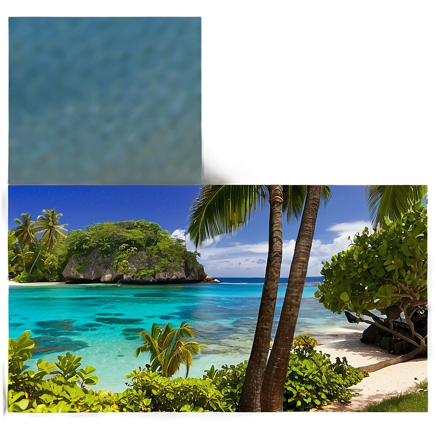 Tropical Island Paradise Landscape Png 43