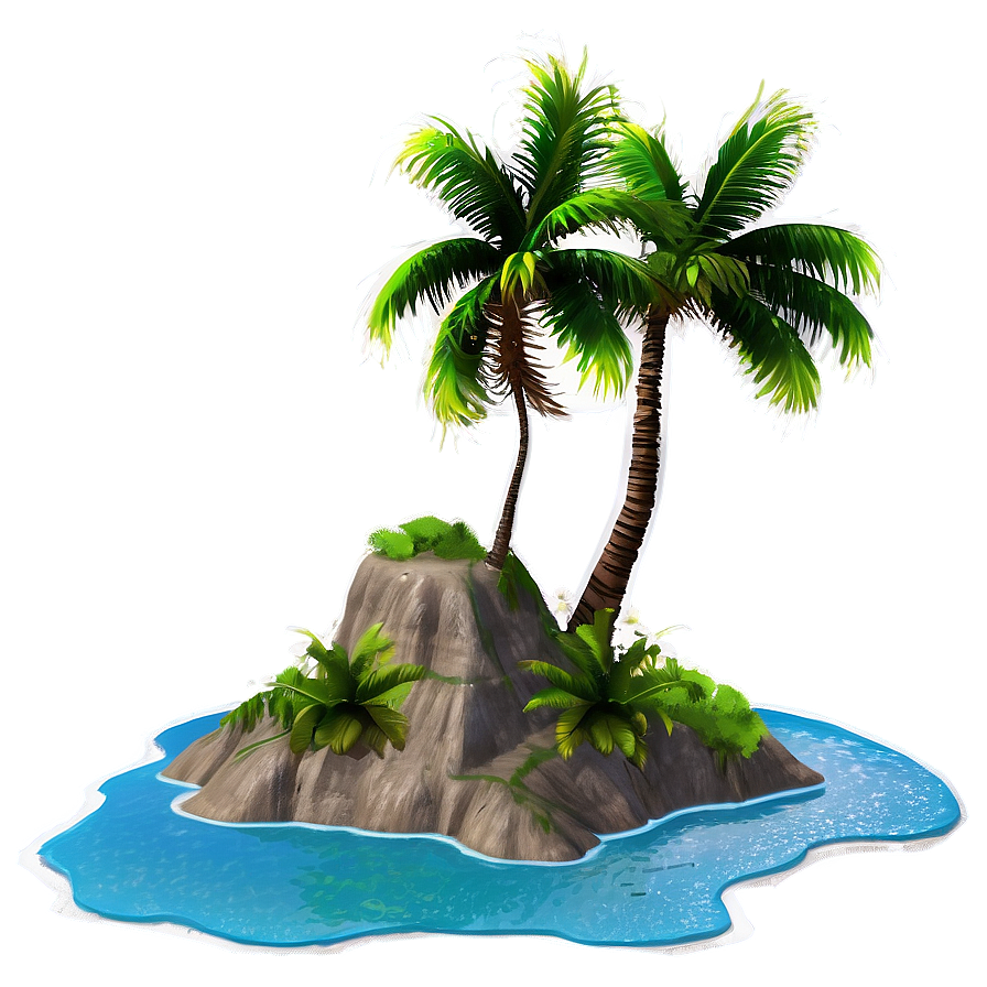 Tropical Island Paradise PNG 37 PNG with transparent background