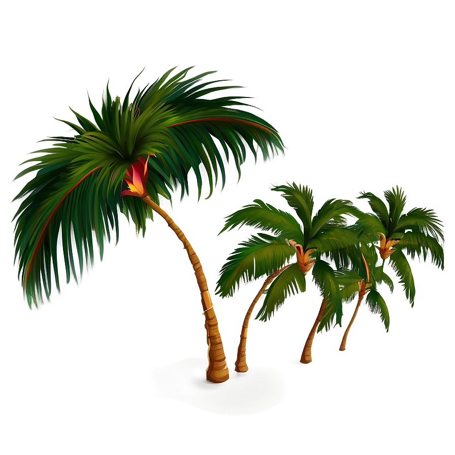 Tropical Island Paradise PNG mnu46 PNG with transparent background