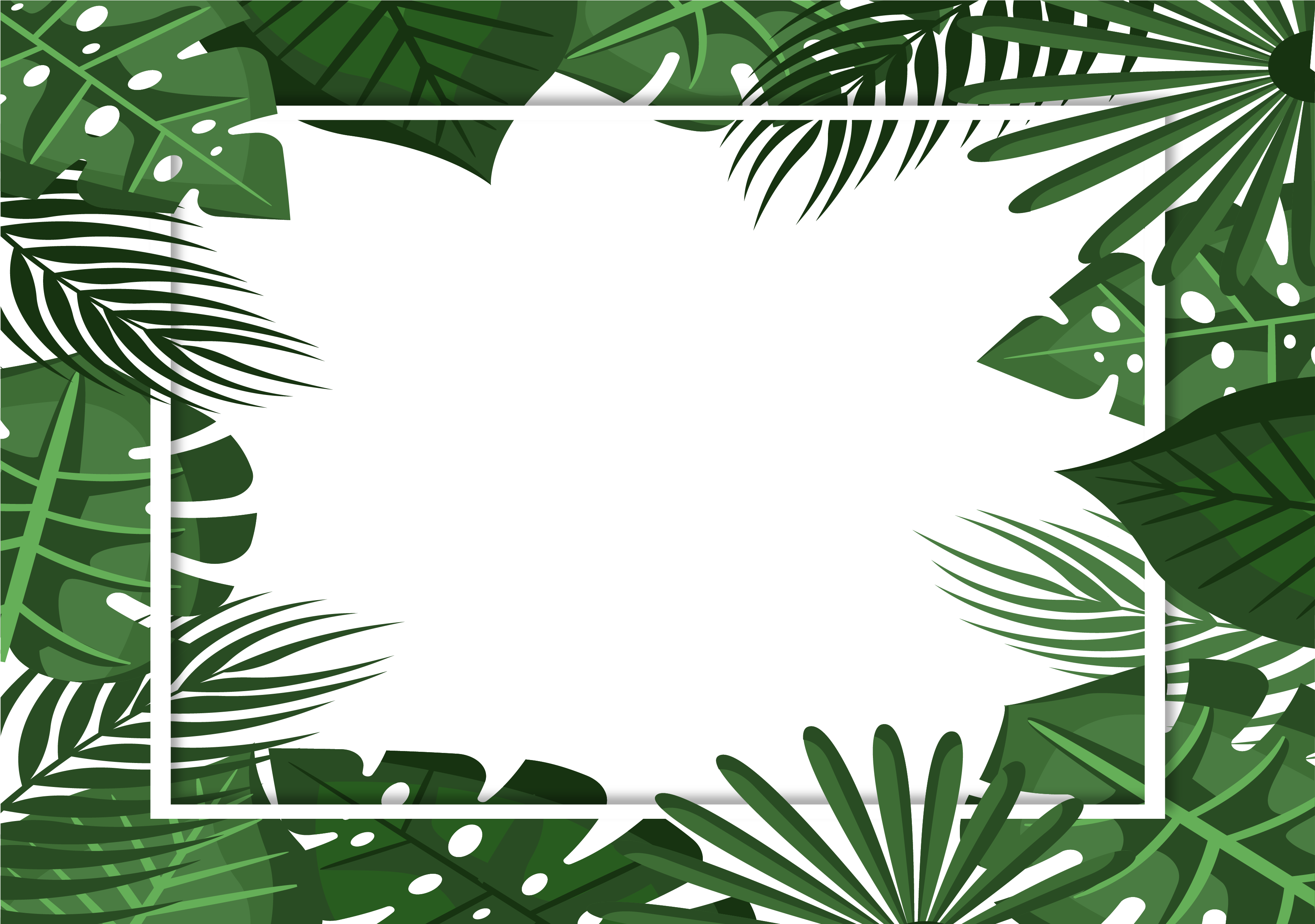 Tropical_ Leaf_ Border_ Frame