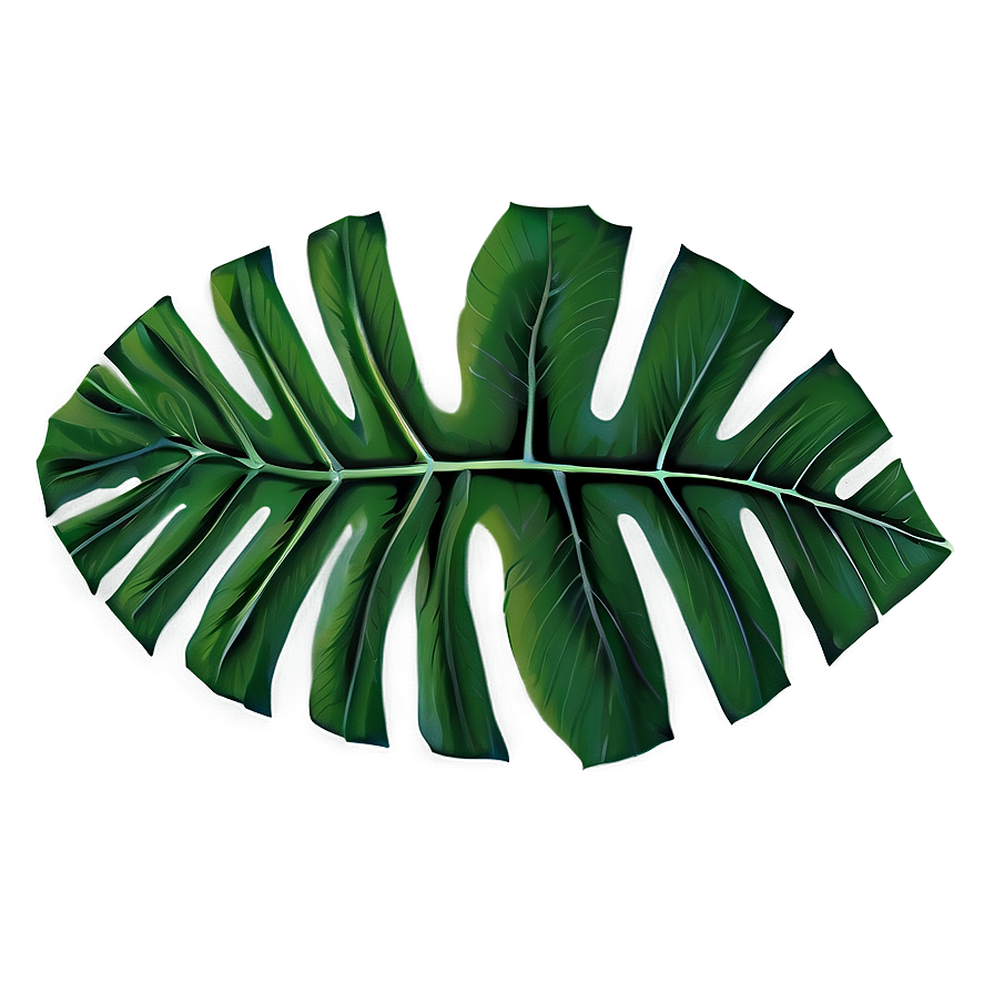 Tropical Leaf Print Png 13