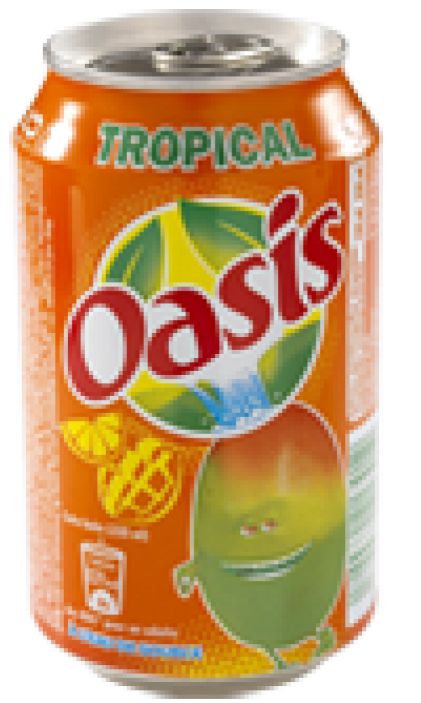 Tropical Oasis Can Product PNG with transparent background