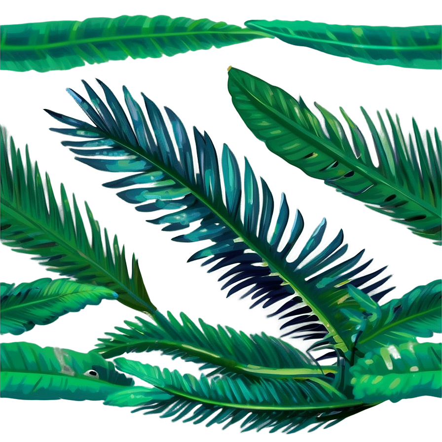 Tropical Palm Leaves PNG 44 PNG with transparent background