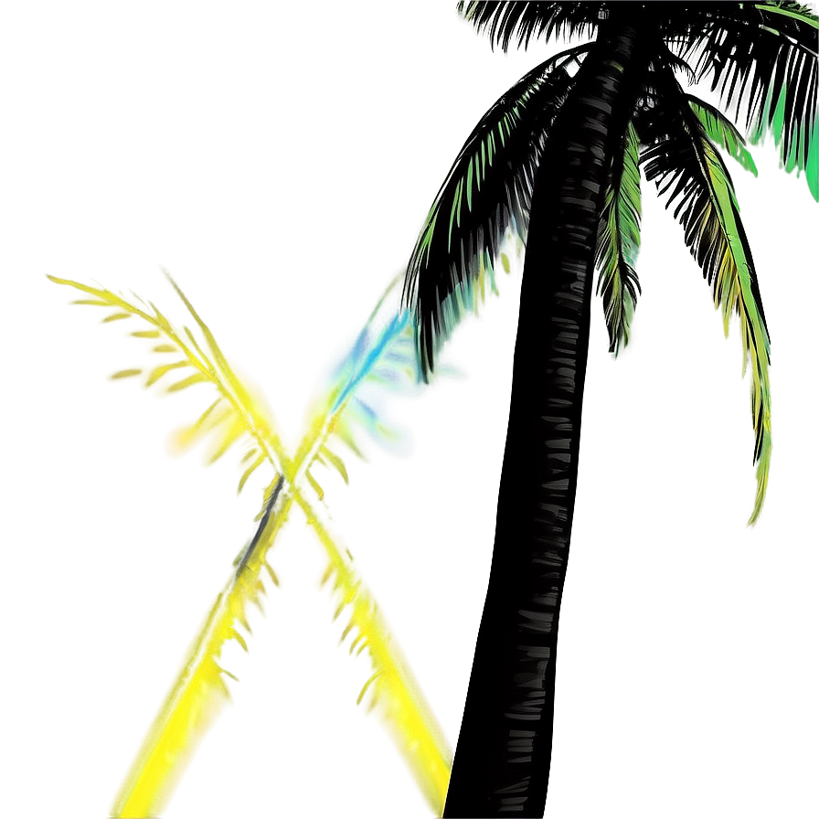 Tropical Palm Silhouette Png Iyx11