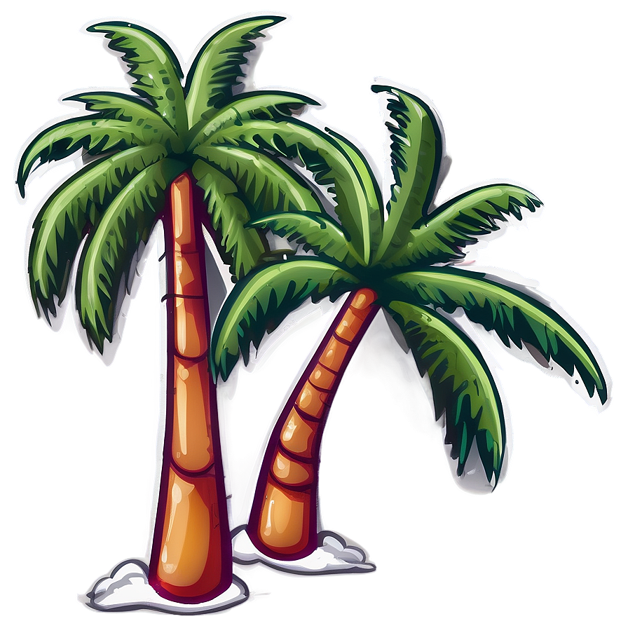 Tropical Palm Tree Icon Png Maw14