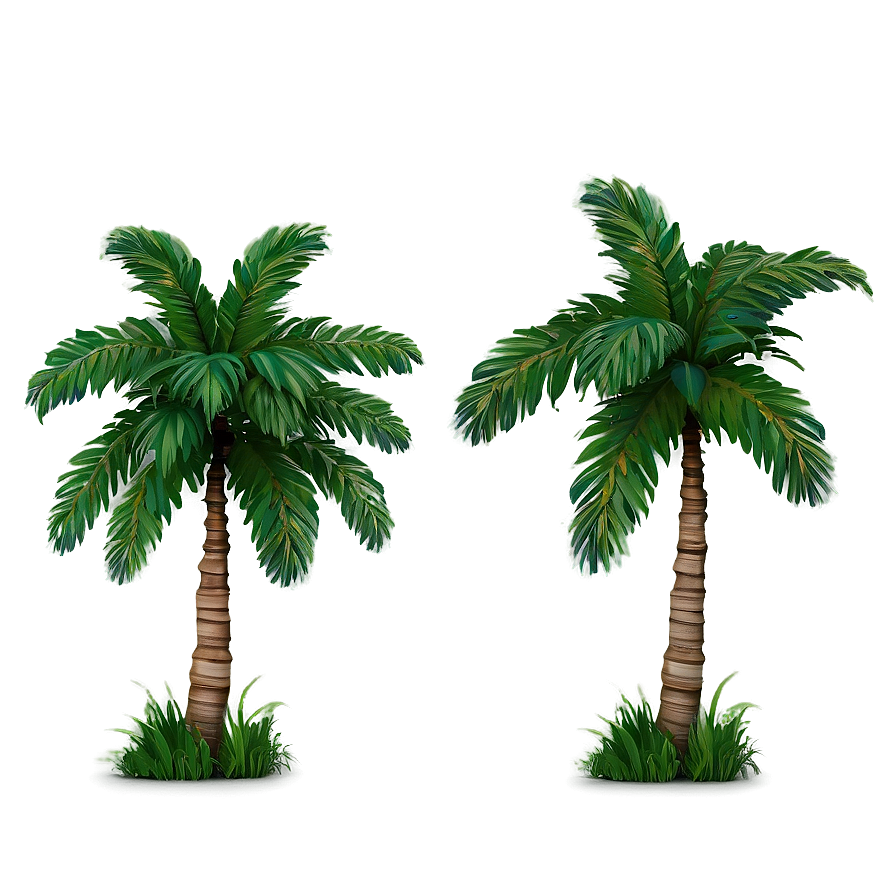 Tropical Palm Trees Png Lap15